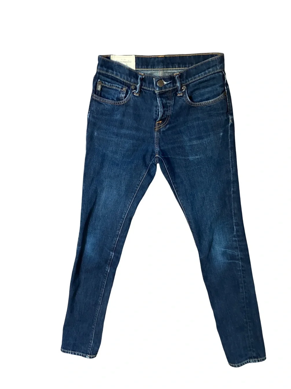 Abercrombie & Fitch Men's Indigo Slim Straight Jeans